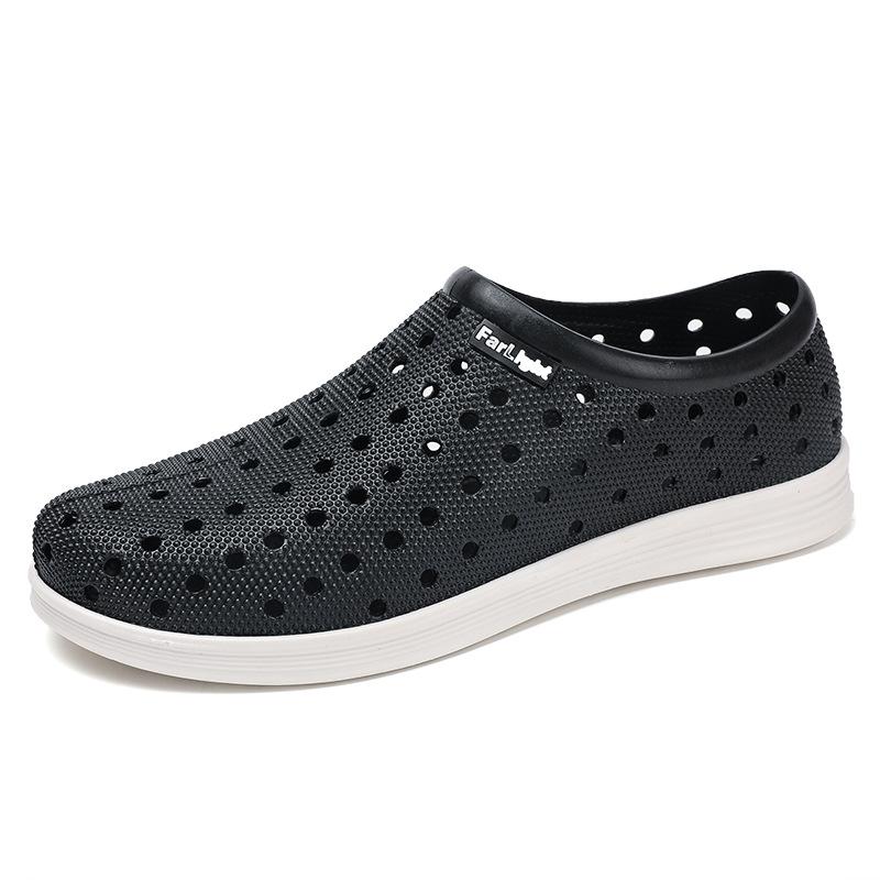 Spot summer wading shoes trend sandals new men's hole shoes outside breathable wading shoes sandals