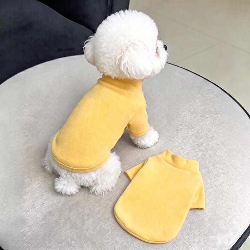 Dog clothes autumn and winter than bear teddy puppet small dog cat pet anti-hair German velvet two feet bottoming pajamas