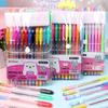 36pcs Color-Changing Glitter Pen Set/Liquid Glitter/Sparkling Star Gel Pens/Aurora Shimmer Pens/Highlighters for Journaling/Drawing/Doodling
