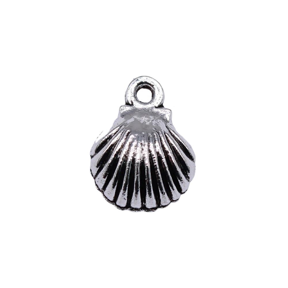 Shell Charms Multi Color Alloy Pendants For Beach Themed DIY Jewelry Accessories