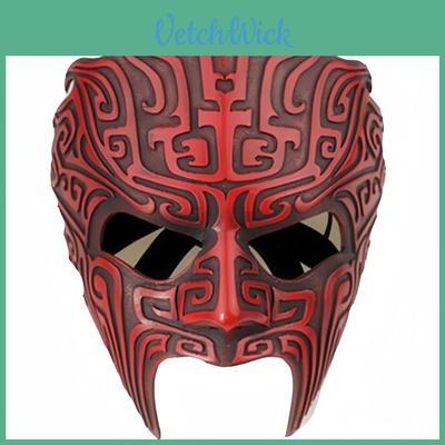 Masque Qingyunzhi de style chinois vibrant pour les fêtes costumées d'Halloween et les festivals