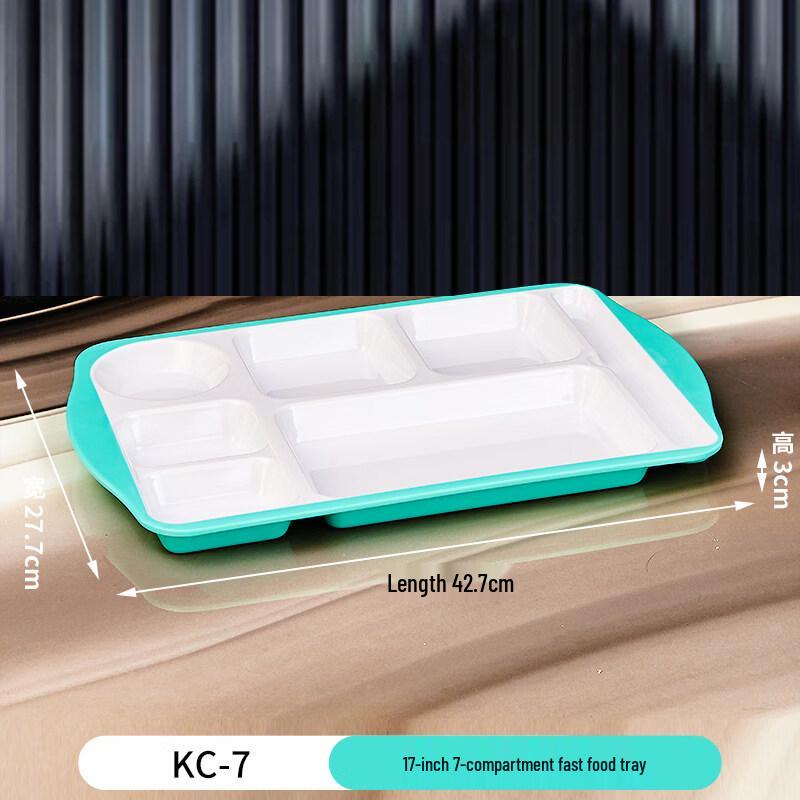 Divided Fast Food Meal Tray