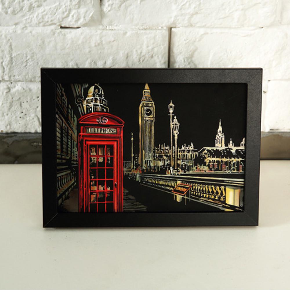 4pcs 20x14cm Painting Paper With Drawing Stick Kids Toy