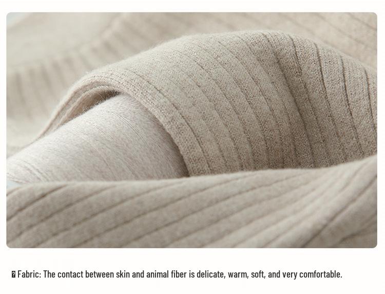 Children’s Thick Wool Cashmere Pants for Fall & Winter – Knitted Ribbed Base Layer for Boys & Girls, Suitable for Big Kids.