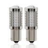 2 PCS PY21W P21/5W 1156 Ba15s 1157 Bay15d For Car LED Bulbs Turn Signal Light 12V 33SMD 7000K White Brake Reverse Parking Lamps