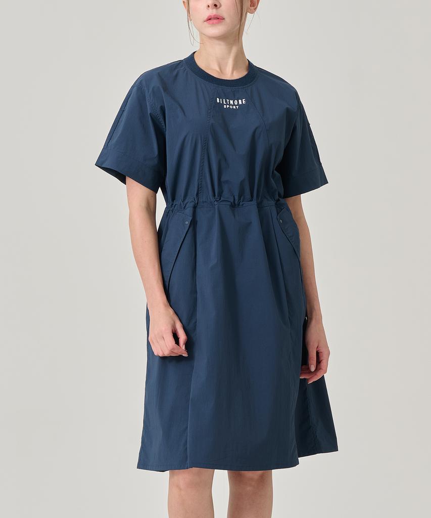 Built Moa Women'S Roll-Up Short Sleeve Dress