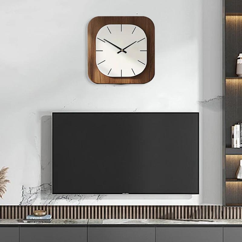 Stille quadratische Acryl-Wanduhr Kunstuhren geeignet für Zuhause Küche Wohnzimmer Schlafzimmer Heimdekoration.
