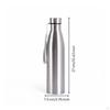 Stainless Metal Water Bottle Minimalist Design Insulated Travel Mug with Strap Portable