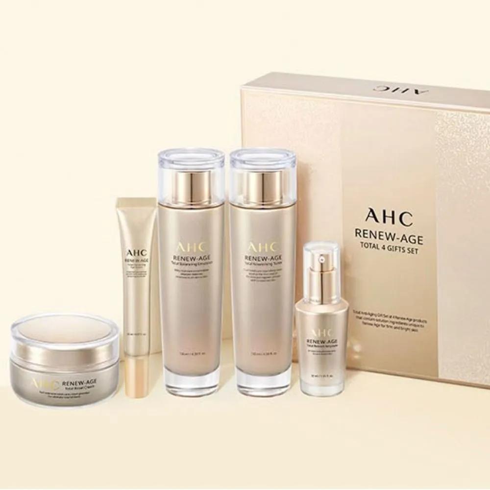 Renewage Total 4-Piece Women's Basic Skincare Set / Skin Lotion / Essence / Cream / Eye Cream