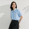 INMAN Women's French Commuter Short-Sleeved Shirt