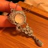 Jade White Ice Light Natural White Chalcedony Pendant Agate Pendant, Real Shot