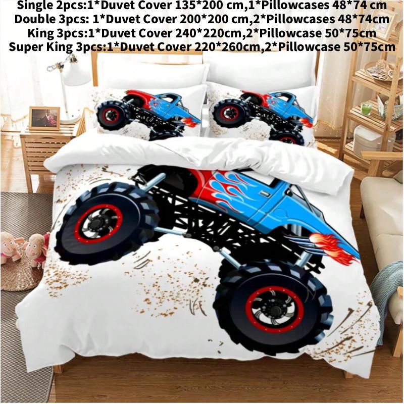 Bedding Jam Monster Set Single Twin Full Queen King F1 Bed Duvetcover Bedroom