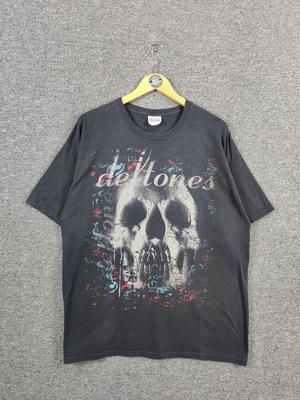 Camiseta Unisex Negra Vintage de los 90 de la Banda de Rock Deftones Para Hombres Mujeres S-5XL Camiseta Unisex