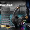 Wireless Bluetooth Headphones Game Headset HIFI Stereo Sound Earbuds with Mic Sport RGB Color Earphone