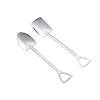 Creative Stainless Steel Shovel Spoon Mini Coffee Teaspoon Fruit Ice Cream Dessert Spoons Kitchen Scoops Tableware Cutlery Set