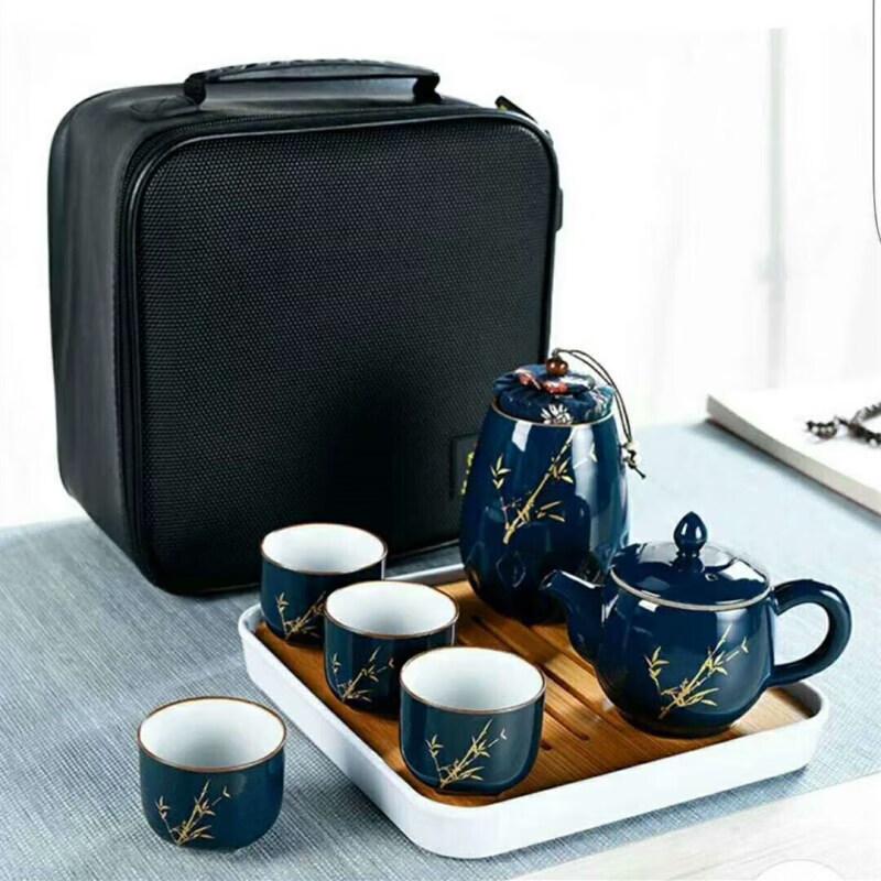 

Chaxun Ceramic Travel Kung Fu Tea Set