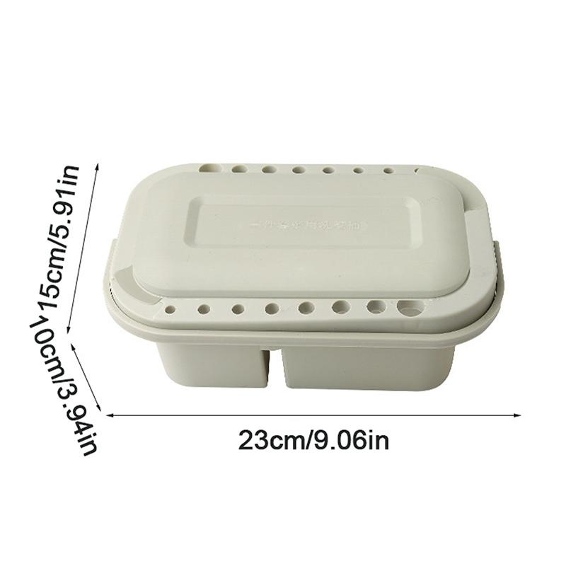 3 In 1 Paint Brush Cleaner Washer Multifunctional Painting Brush Washing Bucket Tool Basin Holder Tray Palette Lid