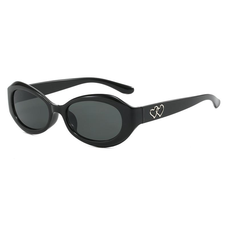 Style Oval Sunglasses With Uv400 Protection For Fashionable Summer Outings