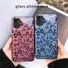 Abstract Leopard Print For Redmi Note 14 Pro+ 13 Pro 8 9 9S 12S 10 Pro 11 12 13C 14C A3 12 13 K60 Ultra Black Glass Phone Case