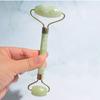 Exquisite White Flower Jade Facial Massage Roller Beauty Tool Face Massager