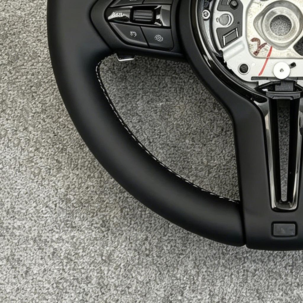 Black Leather M Sport Car Steering Wheel for BMW F20 F23 F22 F25 F26 F30 F31 F32 F34 F36 F10 F11 F12 F13 F15 F01 F07 E71 E90 E84
