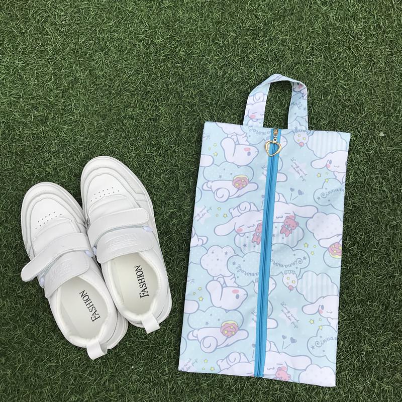 

Sanrio Hello Kitty Storage Pouch Footwear Pouch Cartoon My Melody Cinnamoroll Water Resistant Footwear Towel Clothing Storage Footwear Pouch