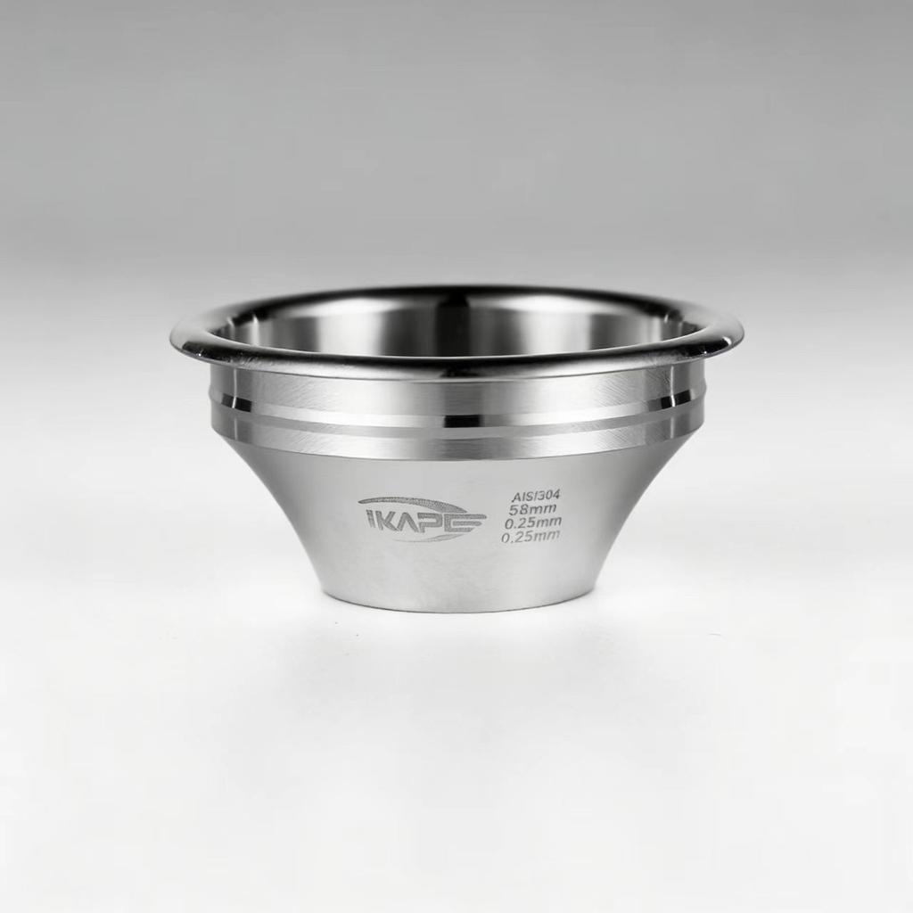 IKAPE Filtrační košíček pro portafilter s proměnným průměrem pro espresso, precizní, pro vysokou extrakci, pro bezedný portafilter 54mm/58mm