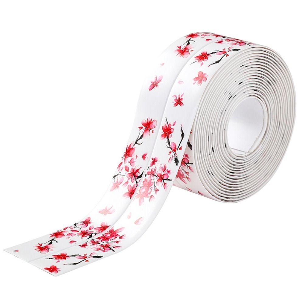 Anti-mildew Sink Bath Sealing Strip Self Adhesive Wall Sticker Sink Edge Tape Toilet Gap