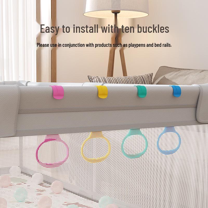 Yihai Child's Hand-Pull Ring: Baby Bed Hanging and Balance Assist for Toddlers.