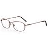 ZENOTTIC Oval Memory Metal Glasses Frame for Women Men Ultralight Flexible Optical Spectacles Myopia Prescription Eyeglassses