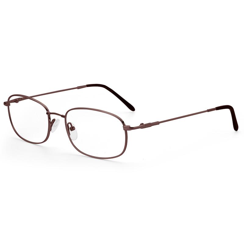 ZENOTTIC Oval Memory Metal Glasses Frame for Women Men Ultralight Flexible Optical Spectacles Myopia Prescription Eyeglassses