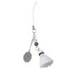 Elegante Accessorio Sportivo Portachiavi a Forma di Racchetta da Badminton Per Tenere in Ordine le Chiavi in Movimento Ideale per Appassionati e Uso Quotidiano