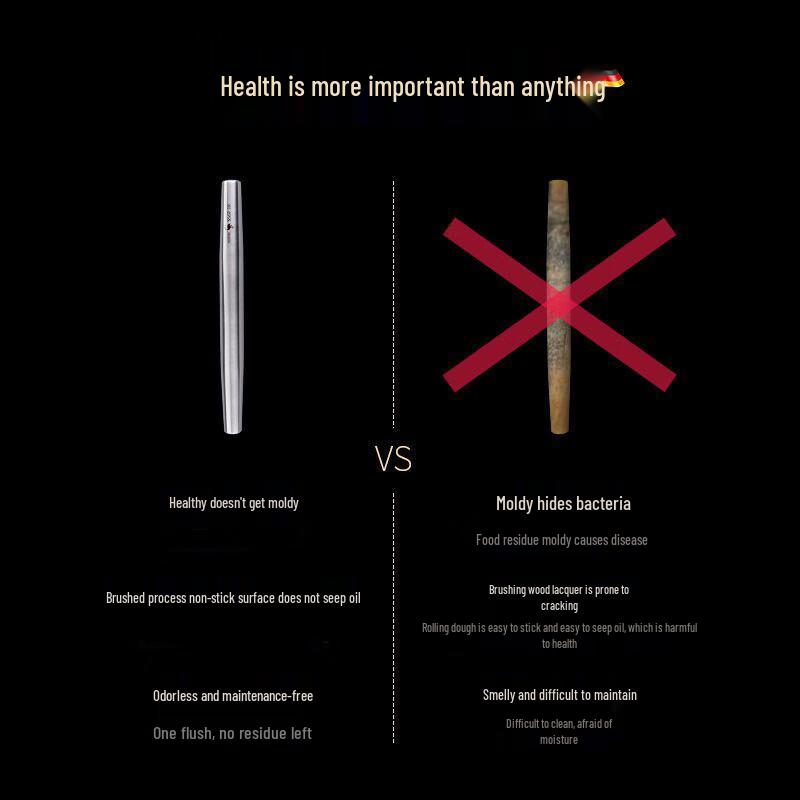 304 Stainless Steel Rolling Pin