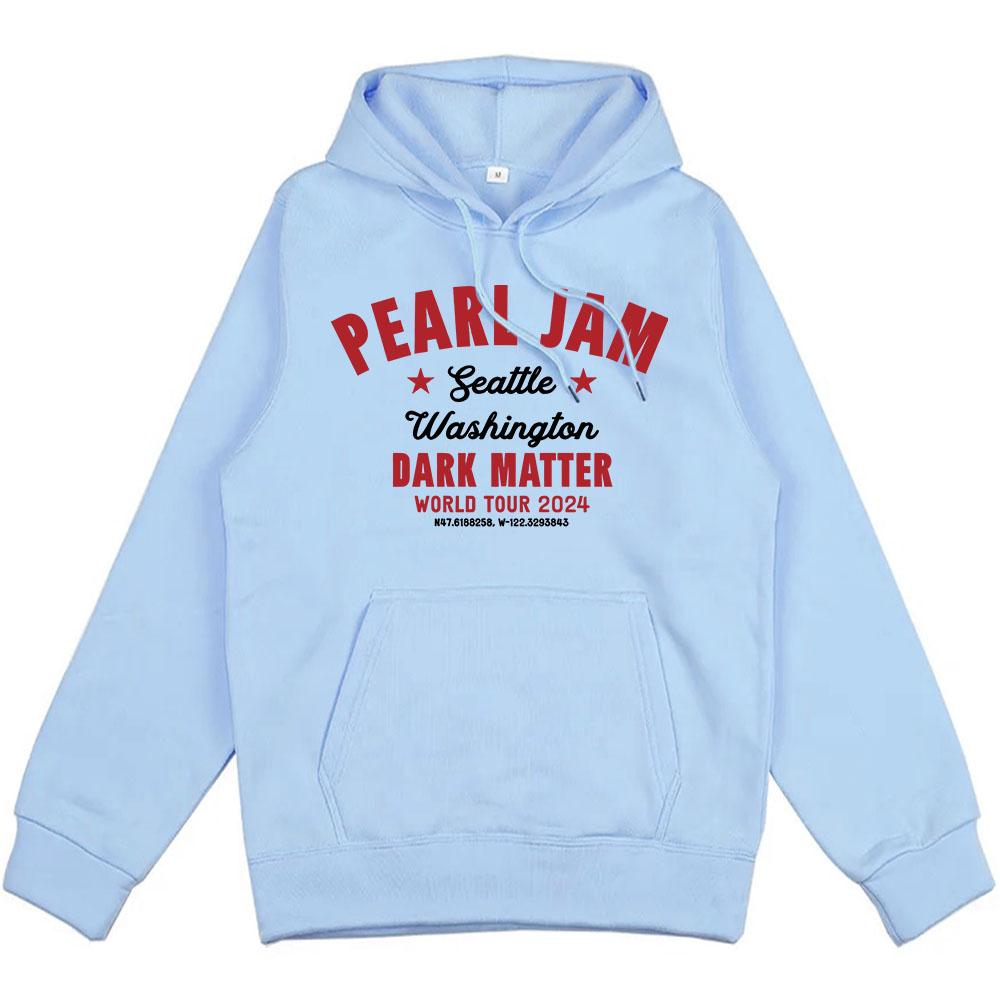 

Світловий Тур 2025 Худі Pearl Jam Сіетл Вашингтон Светри Чоловічий/Жіночий Одяг Хіп-Хоп Унісекс Вуличний Стиль З Принтом XL