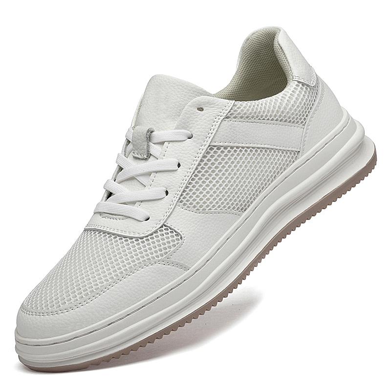 Men Breathable Mesh Sneakers outdoor breathable mesh walking design Lightweight Lace Up Walking Running Shoes Outdoor Casual Spo 37