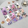 Ouran High School Host Club Coque de téléphone pour iPhone 16,15,14,13,12,17,Pro,MAX blanc Mate antichoc
