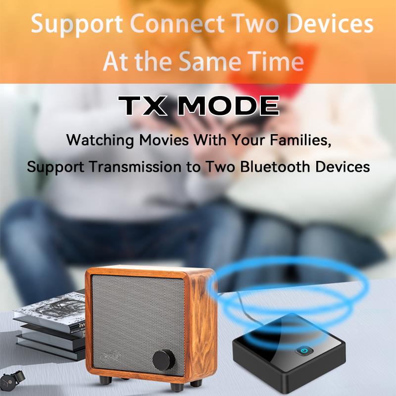 Low Latency Bluetooth Audio Transmitter Receiver 3.5mm AUX Jack Optical SPDIF Hifi Wireless Audio Adapter For PC TV Car Speaker