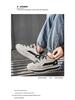 Men's Spring 2025 Breathable Casual White Sneakers, Non-Slip Soft Sole Trendy Dad Shoes