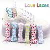 1 Pair Love Heart Shoelaces 8MM Width Laces for Sneakers Kids Adult Rubber Band for Casual Shoes Accessories 120CM/140CM/160CM