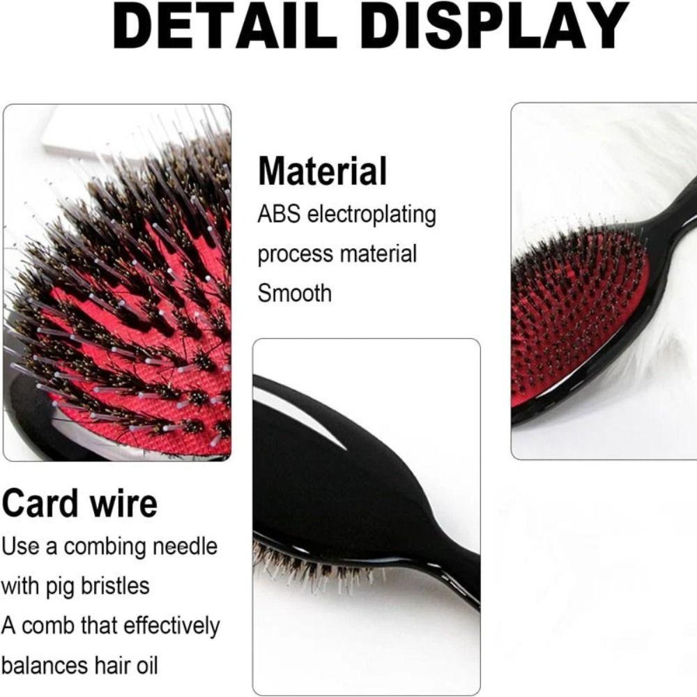 Mini Size Hair Brush Nylon Bristle Scalp Massager New Detangling Comb Styling Tool