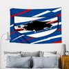 Sam-pdoria Team Emblem Printed Tapestry, Fabric Tapestry Wall Hanging Decoration for Bedroom, Living Room, Dorm Room Home Party Fan Gifts