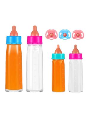 7-piece Baby Accessory Set, Including Missing Milk And Juice Bottles, Pacifiers, Doll Feeding Set, Toy Baby Bottles 10ML