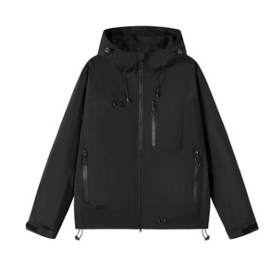 Couple's Three-in-One Hooded Windbreaker: Waterproof, Breathable, Loose-fit Ski & Hiking Jacket for Men and Women