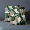 1 Pieces Modern Patterned Throw Pillows Green White Yellow Polyester Pillowcase, Sofa Decorative Cushion Cov Headboard Pillow