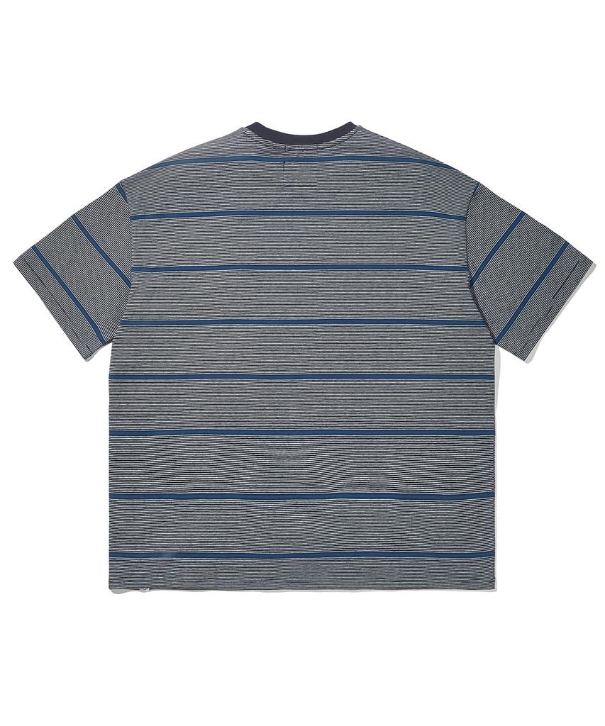SOUNDSLIFE Db Stripe T-Shirt Blue