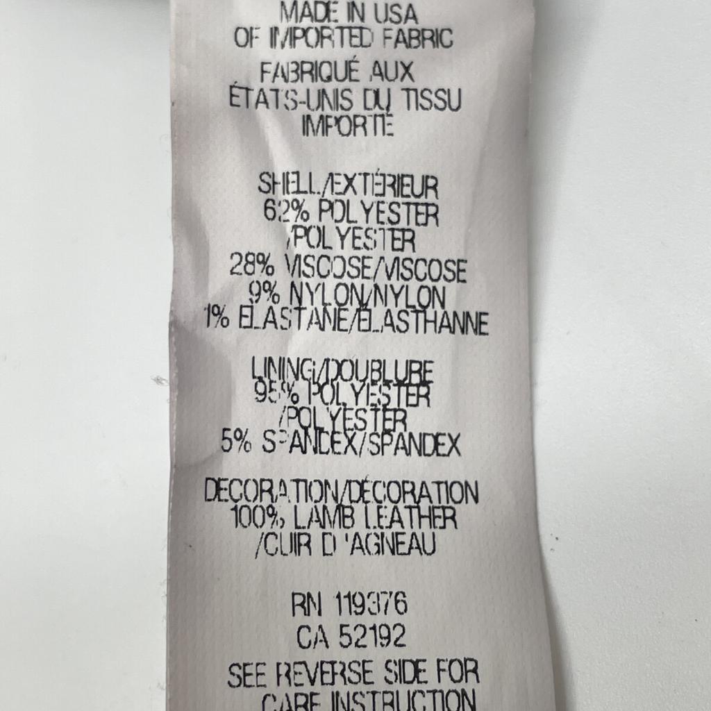 Helmut Lang Black Mixed Material Leather Double Rider's Jacket Jacket P blackUsed