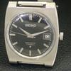 RARE VINTAGE SEIKO HAND-WINDING 6602B JAPAN MENS BLACK DIAL WATCH a703939-1 R213g-a703939