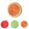 16" Fruit Design Couch Chair Pillow With Removable Cover And Soft Cushion