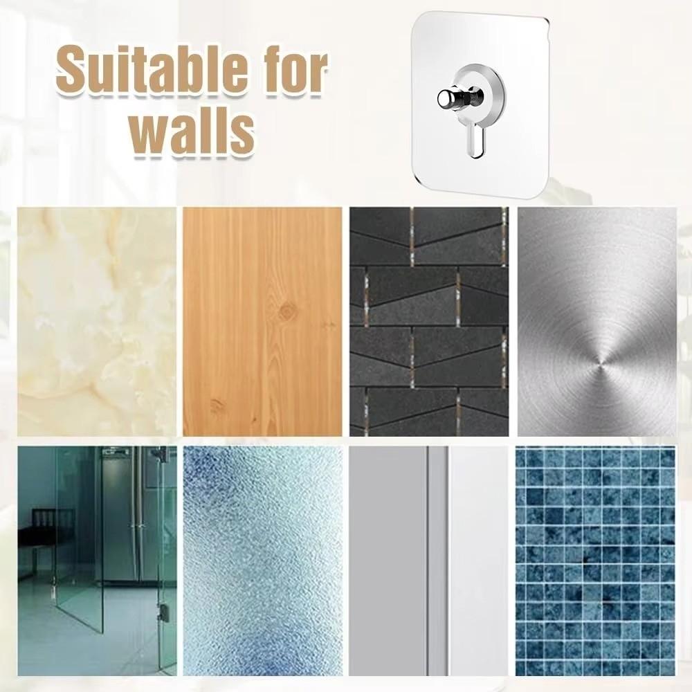 10PCS Punch-Free Picture Frame Hook Transparent No Drill Hooks New Non-Marking Hooks for Wall Decor