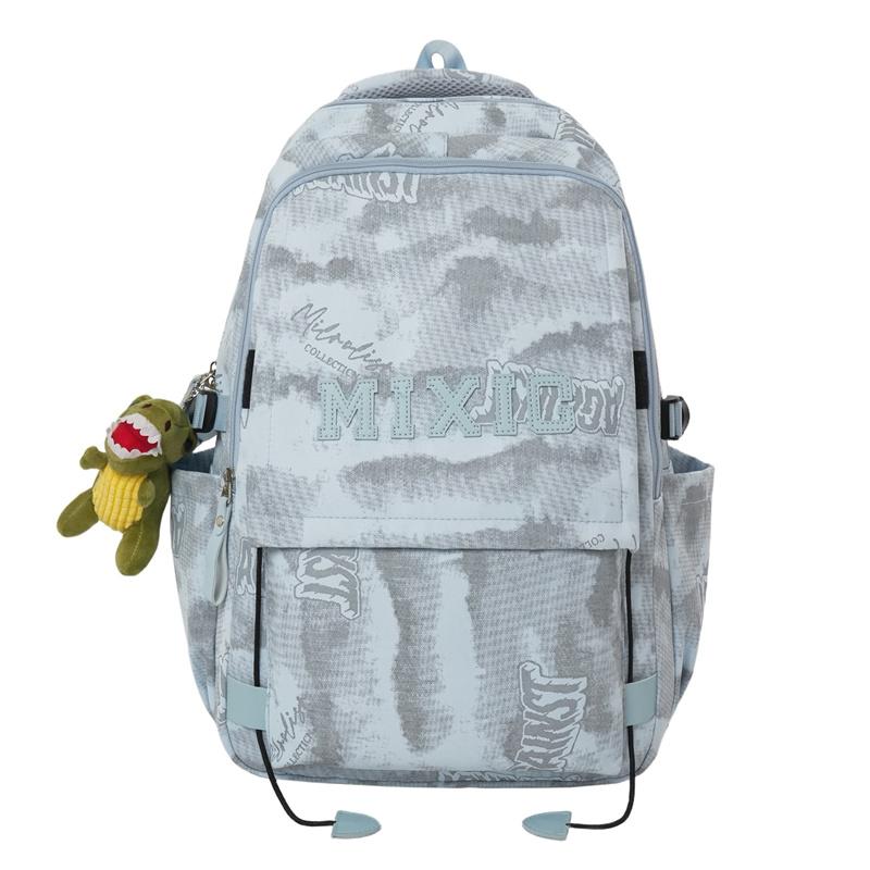 Junior High School Student Schoolbag Graffiti Men's Backpack